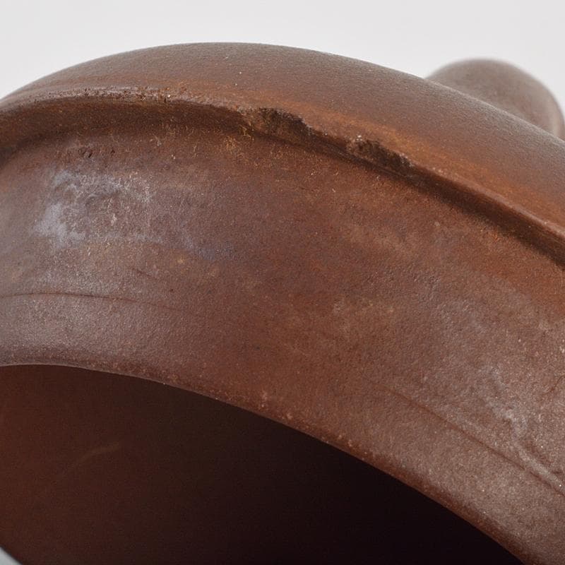 中国　陳建芳制款　紫砂　朱泥　急須　茶壷　V　R6878