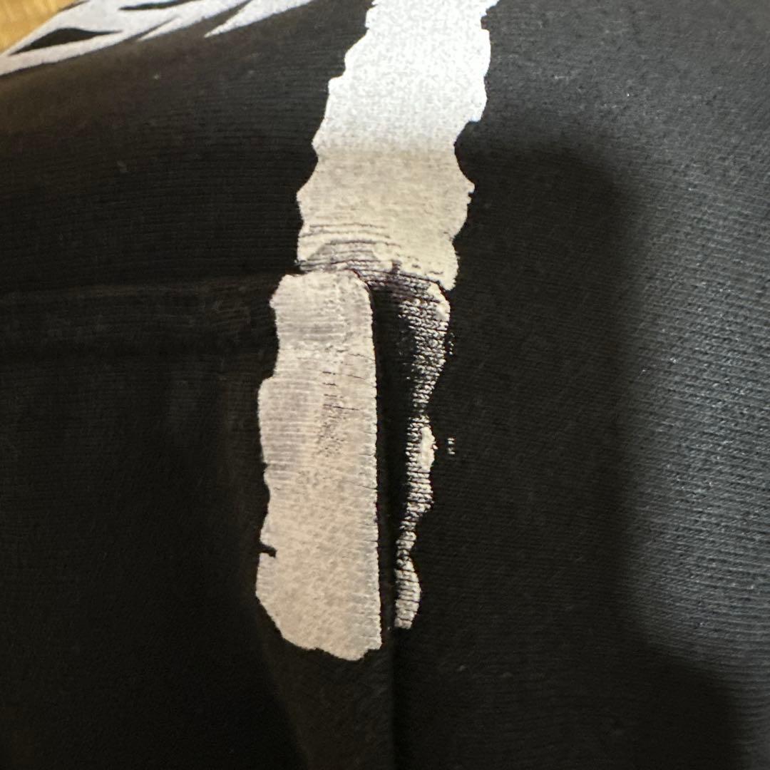 Stussy ブラック ジップパーカー