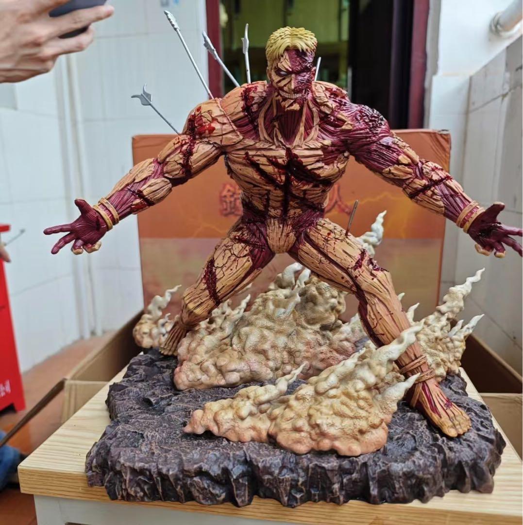 進撃の巨人 鎧の巨人 ガレージキット ガレキ スタチュー⑨