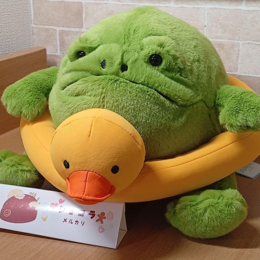  Frog in Rubber Ring　かえる　蛙　浮き輪