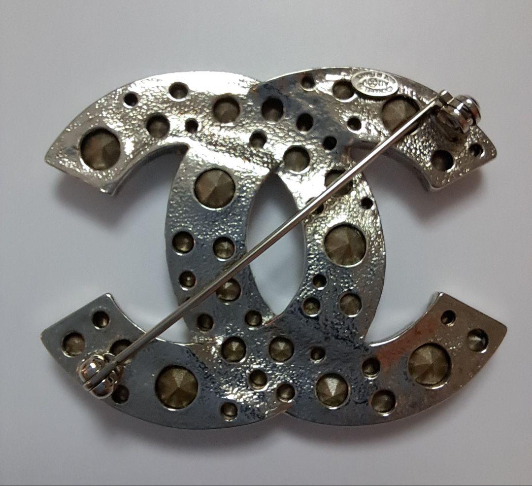 ♥美品♥シャネル ココマーク クリスタル ブローチ