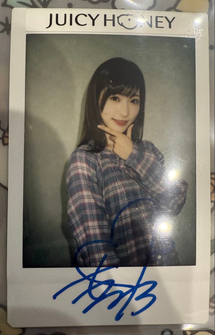ジューシーハニー 20th 天使もえ 直筆サイン チェキ