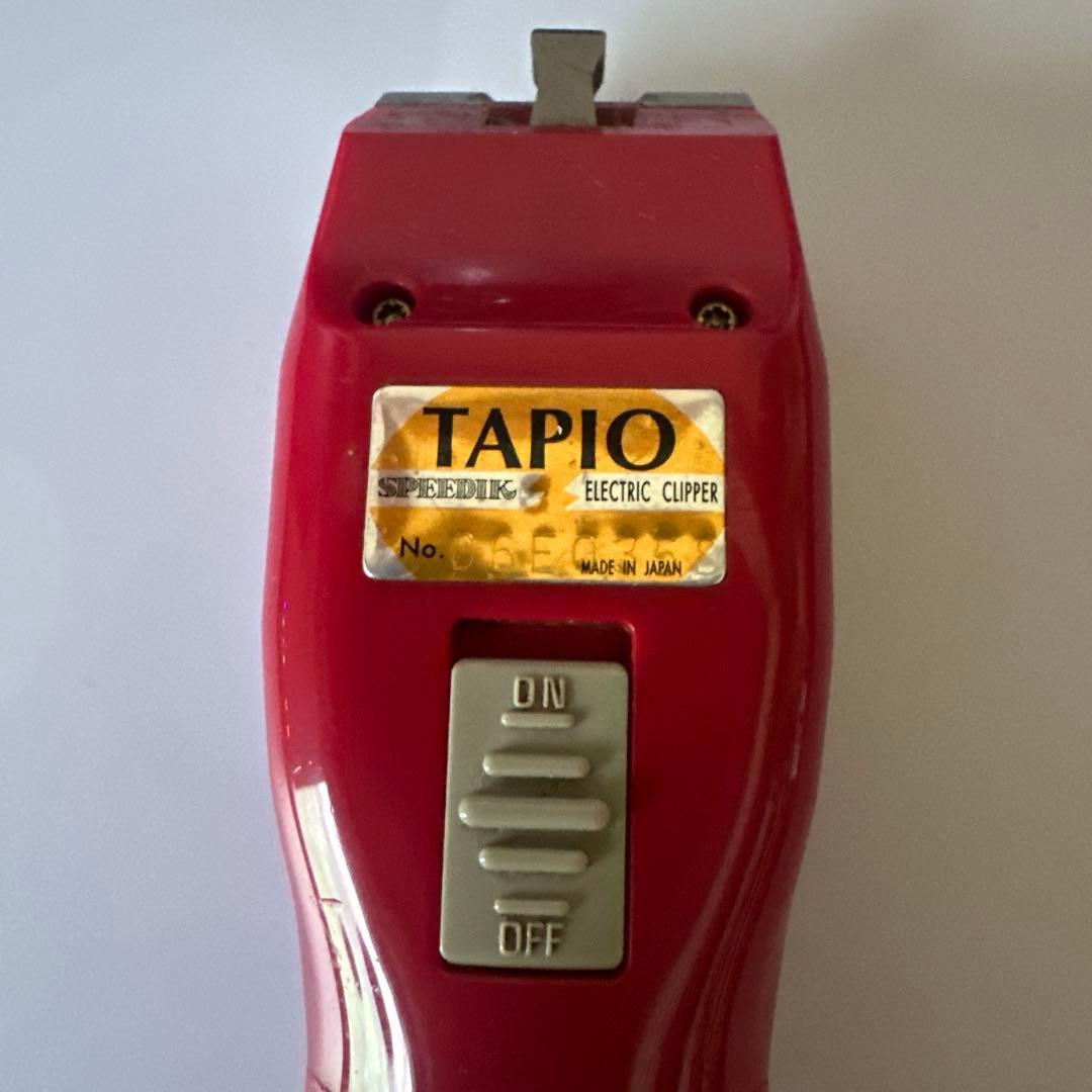 スピーディック　TAPIO バリカン 赤