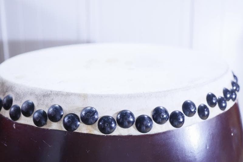 ◆特大 1尺6寸　和太鼓　長胴太鼓 胴高45cm　和楽器　打楽器　太鼓