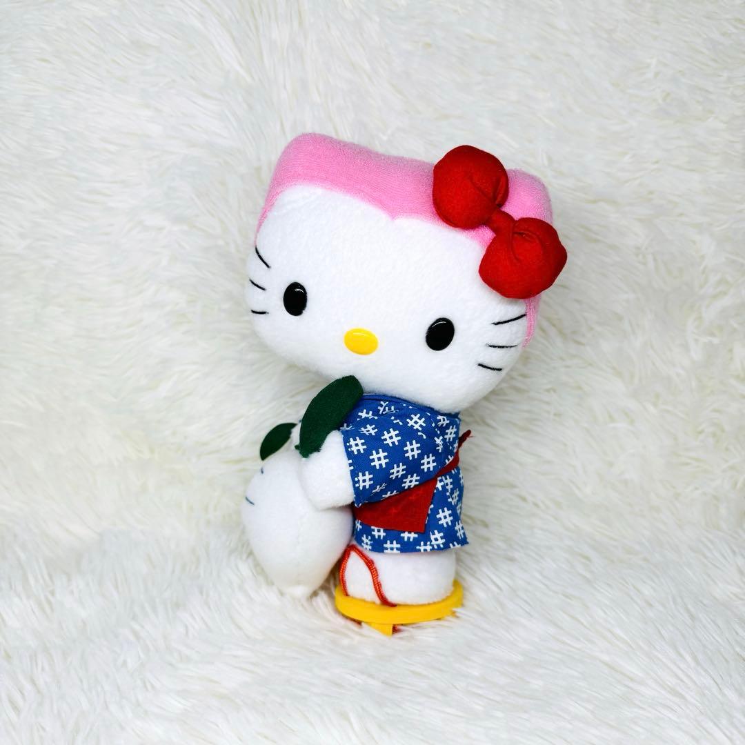 希少 美品 キティ ご当地 ぬいぐるみ マスコット 鹿児島限定 桜島大根