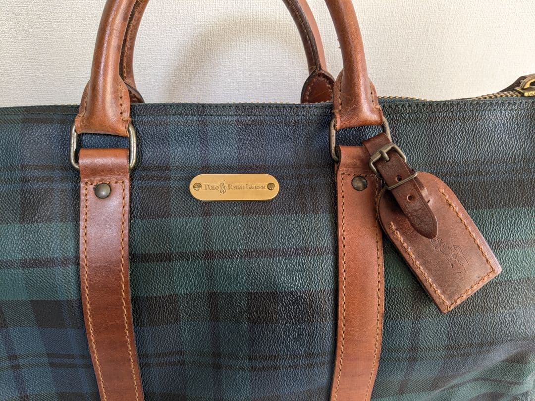 POLO RALPH LAUREN ラルフローレン ボストンバッグ チェック