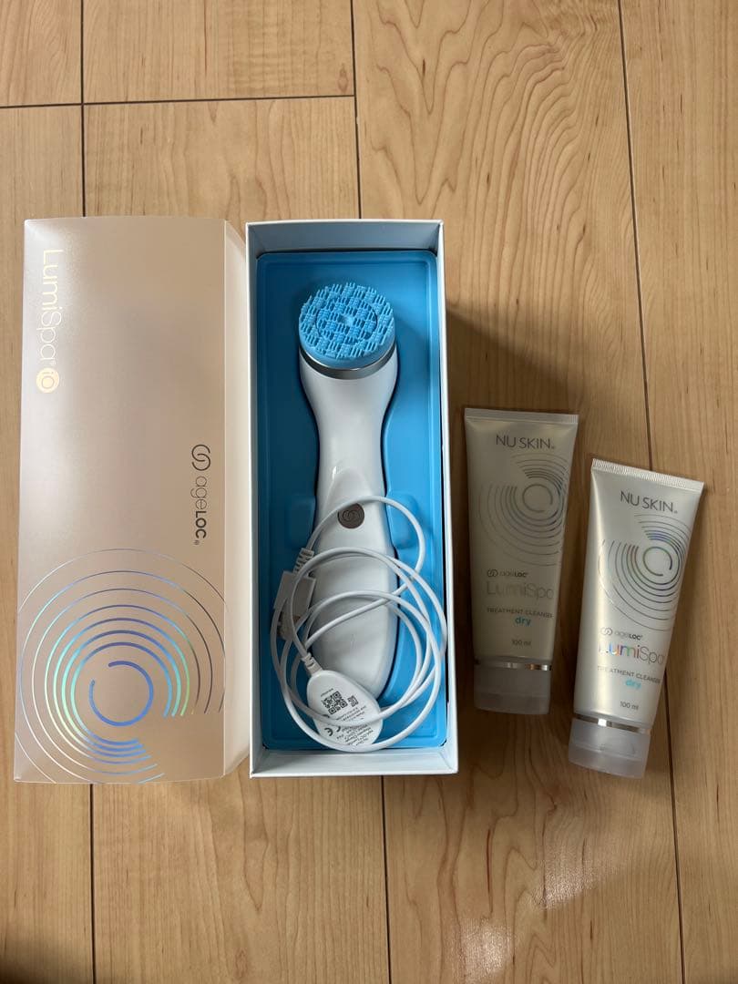 Nu Skin Lumispa ルミスパ 洗顔ブラシ 充電式 クレンザー付き