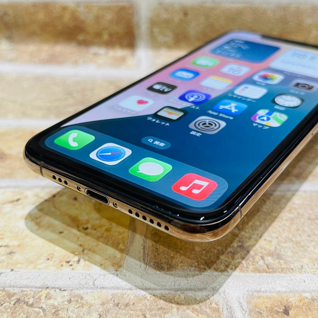 SIMフリー iPhoneXS 256GB ゴールド 電池良好
