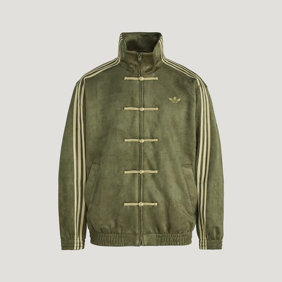 03きのこ堂 ！adidas ジャケット　緑　L