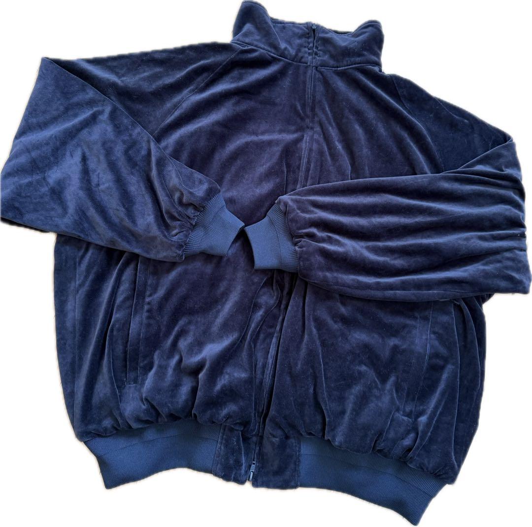 everyone cotton velours set up ネイビー ベロア