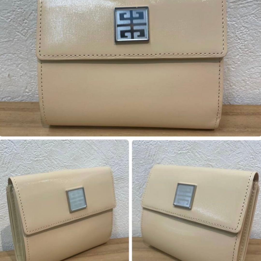 新品未使用　GIVENCHY ジバンシー 二つ折り財布　レザー財布　味岡製