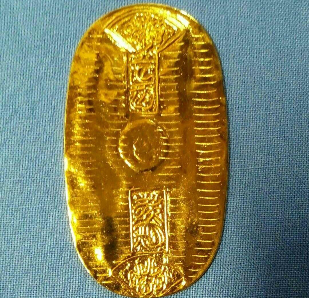 昭和レトロ　佐渡金山佐渡小判　純金風　アンティーク　金運