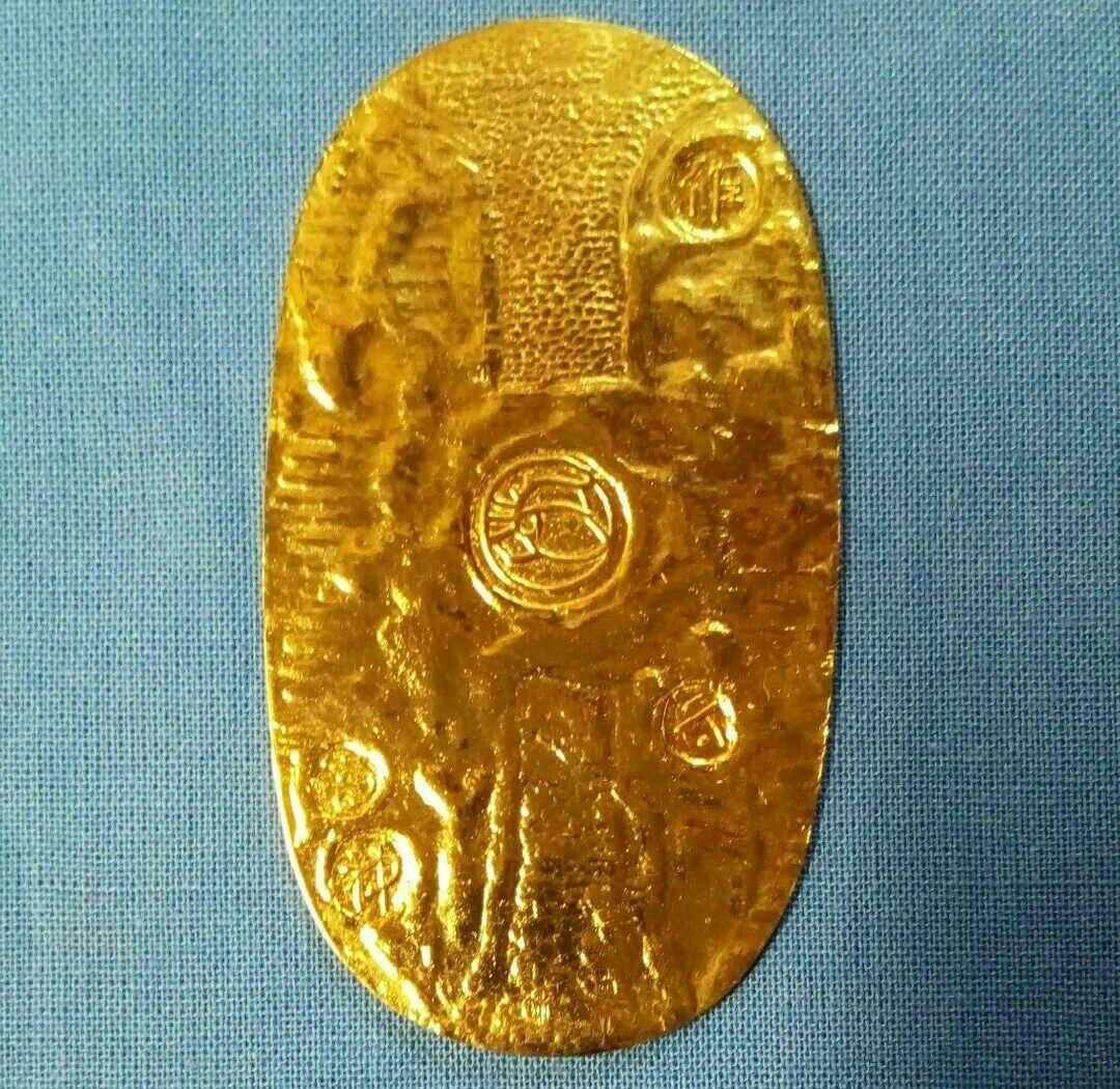 昭和レトロ　佐渡金山佐渡小判　純金風　アンティーク　金運