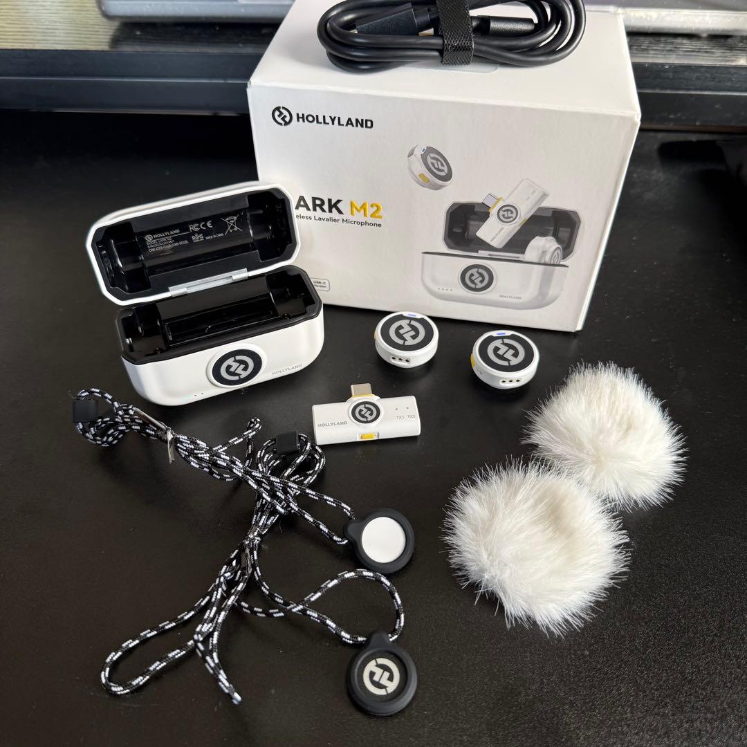 HOLLYLAND LARK M2 ワイヤレスマイク カメラ用&USB-Cセット