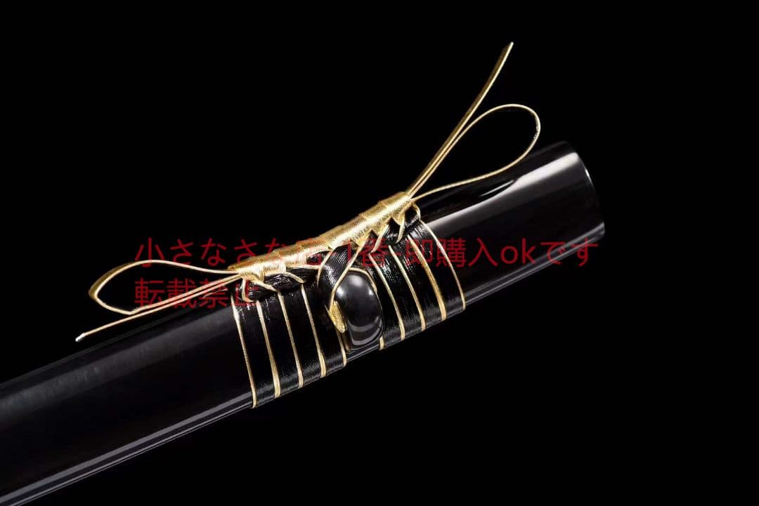 黒金の侍  古兵器 武具 刀装具 日本刀 模造刀 居合刀