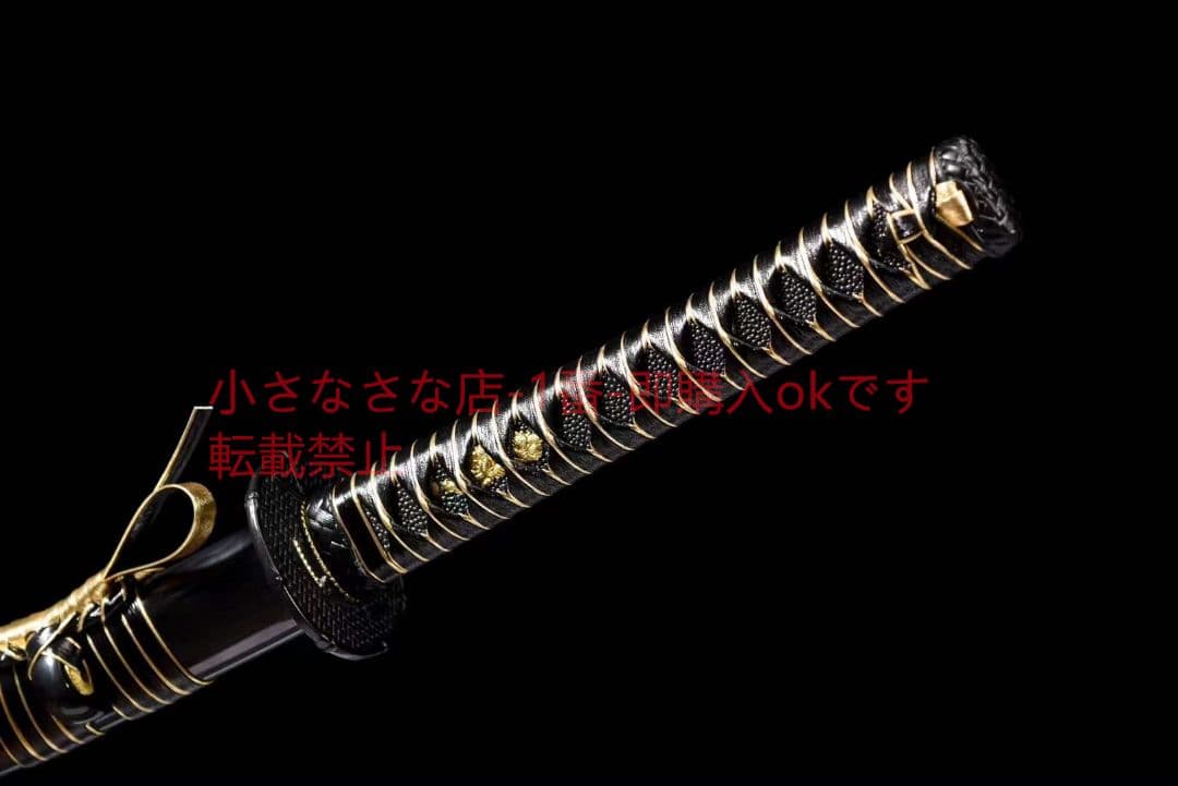黒金の侍  古兵器 武具 刀装具 日本刀 模造刀 居合刀