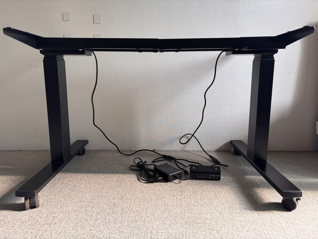 期間限定出品　電動昇降テーブル本体　ツインモーター　56cm〜119cm