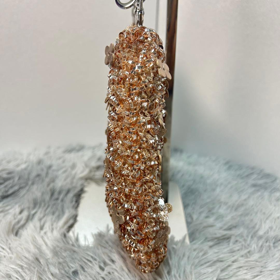 【美品】アンテプリマ ワイヤーバッグ フィオリトゥーラ ローズシルバーゴールド