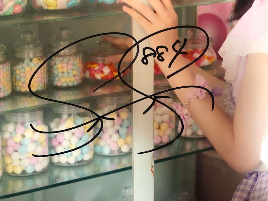 j*7様 乃木坂46 乃木フェス 林瑠奈　直筆サイン入りウォールデコ