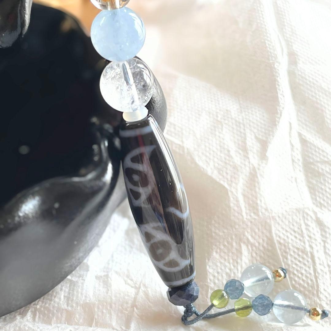 tabe1224様◆ご注文ご確認用 高級至純 佛龍眼梵字(卯)天珠 アクアマリン