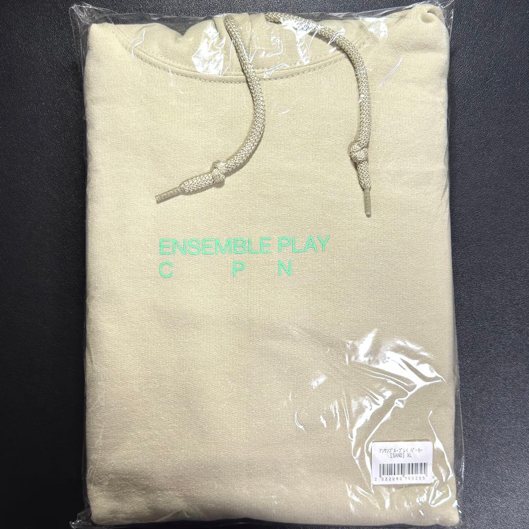 Creepy Nuts アンサンブル・プレイ パーカー サンドカラー XLサイズ