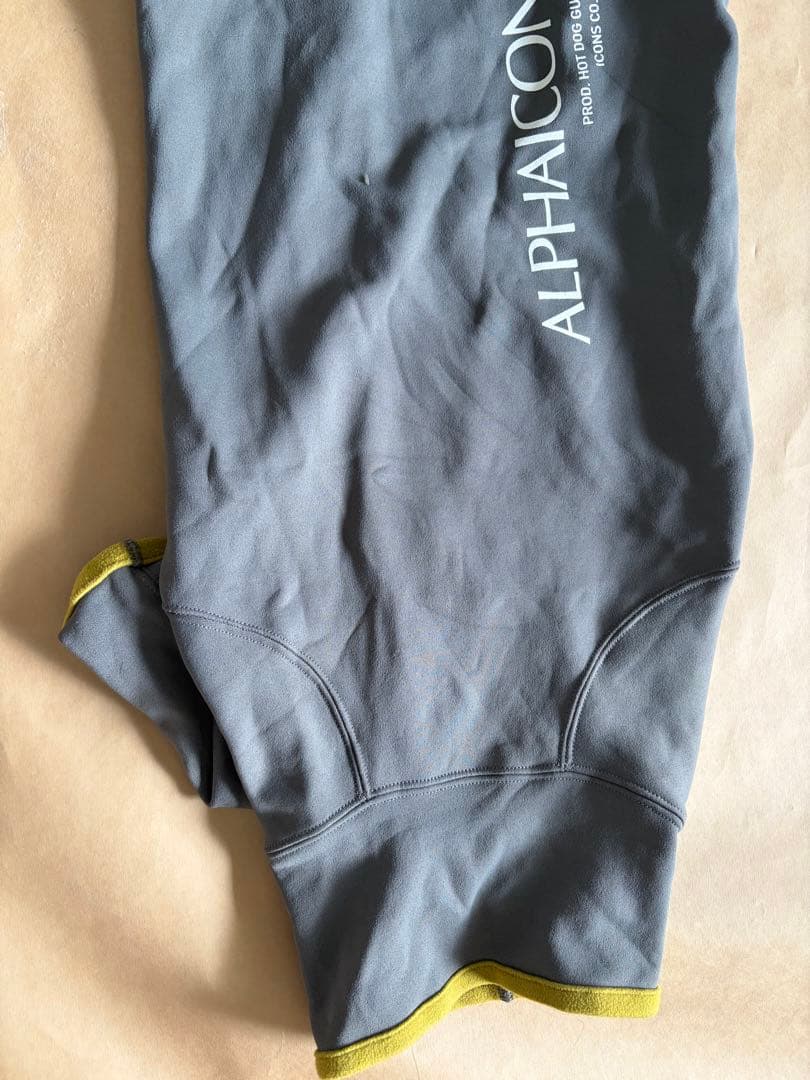 ALPHAICON アルファアイコン3L グレー/イエロー HOTDOGGARD