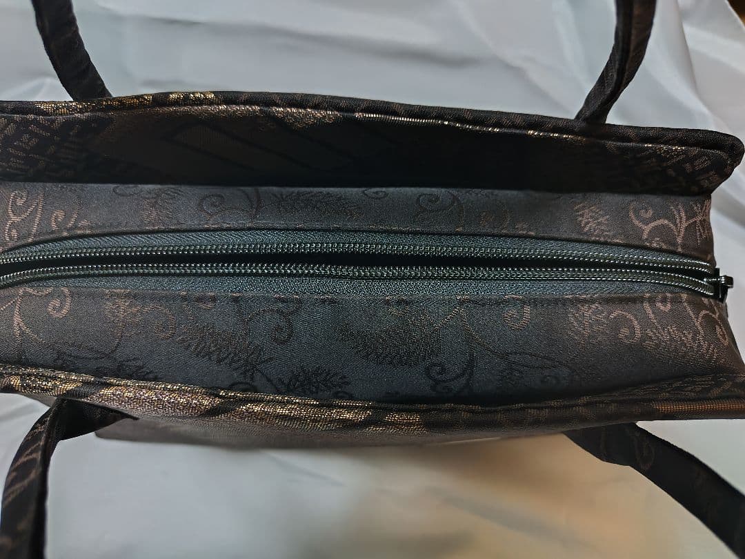 焦茶の源氏香　利休バッグ