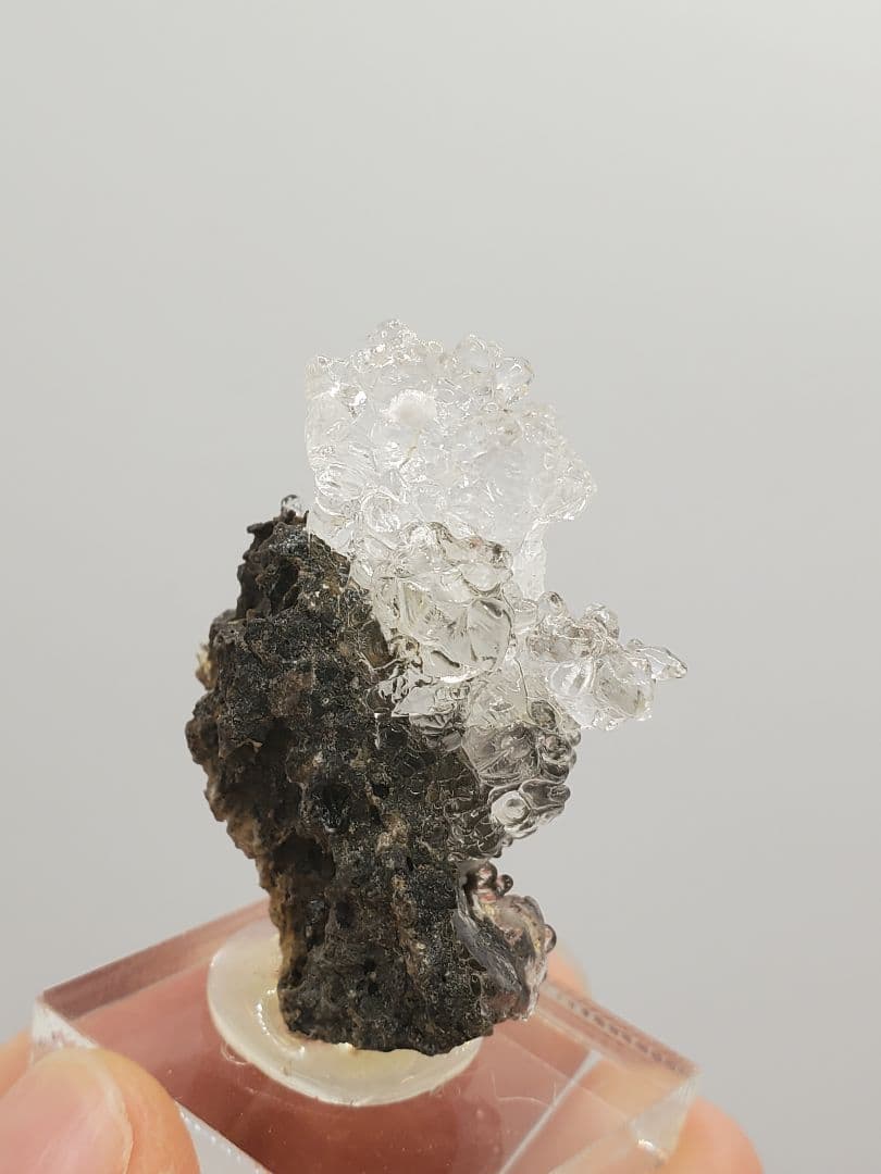 ハイアライトオパール 虹 天然石 原石 鉱物標本 鉱物 母岩付き ハンガリー産