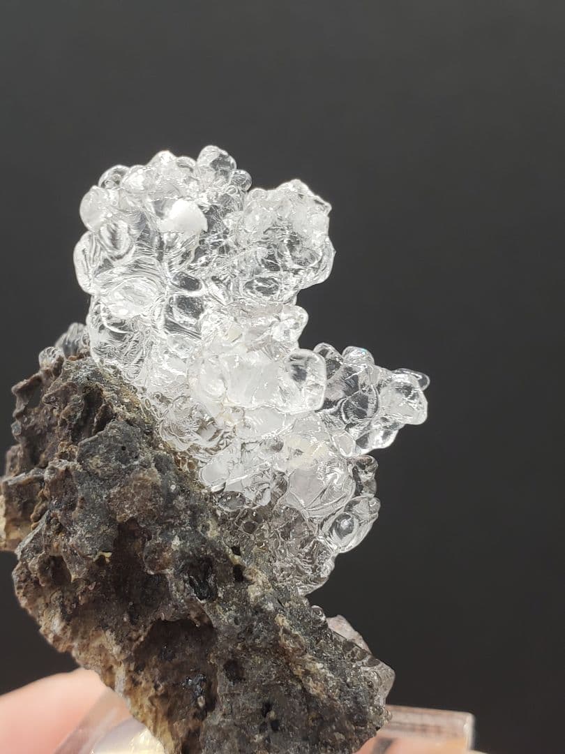 ハイアライトオパール 虹 天然石 原石 鉱物標本 鉱物 母岩付き ハンガリー産