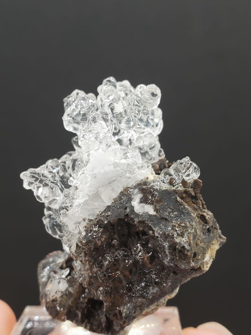 ハイアライトオパール 虹 天然石 原石 鉱物標本 鉱物 母岩付き ハンガリー産