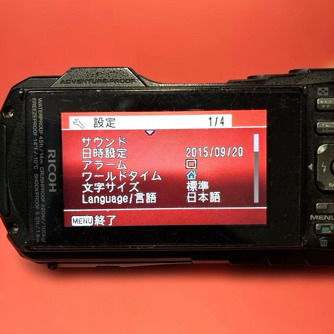 RICOH WG-40 アウトドアに！