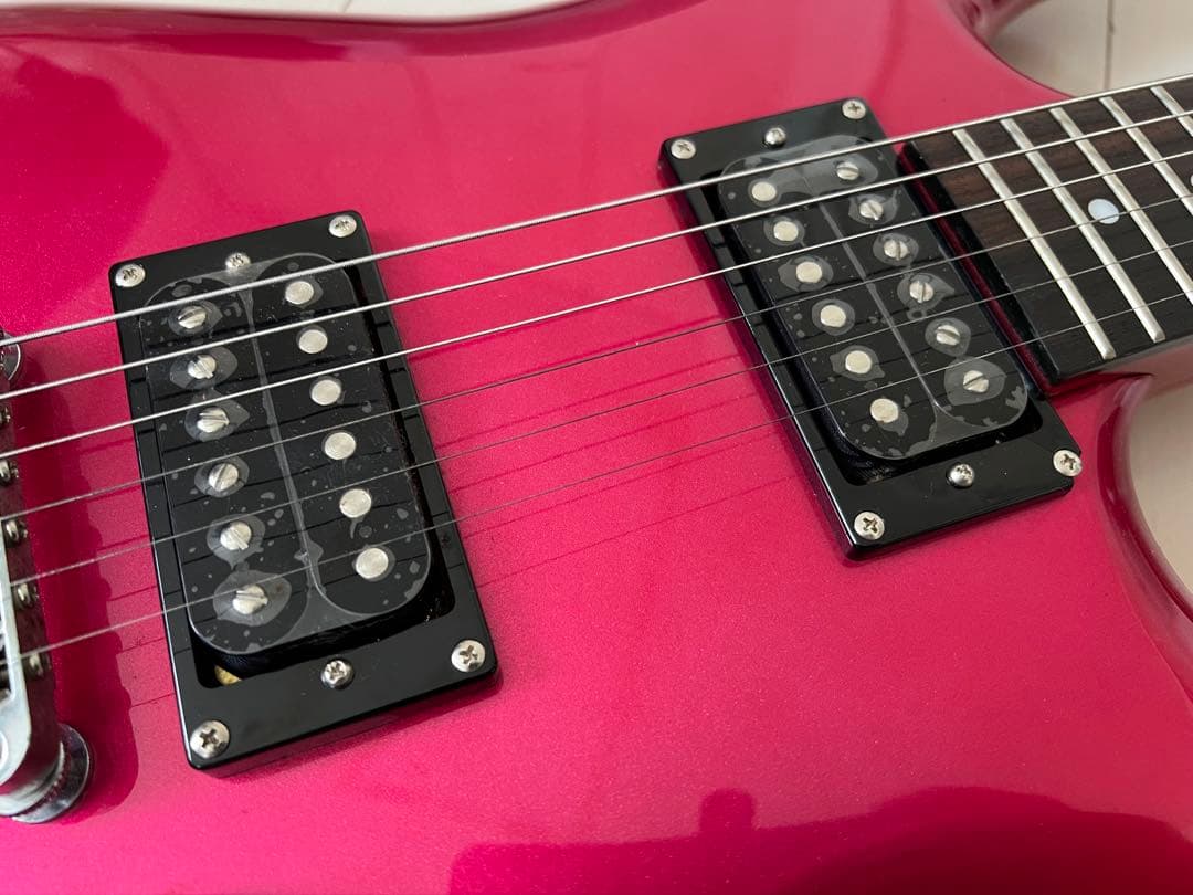 未使用品 GrecoWSR-46/PPKスパークリングピンク　エレキギターグレコ