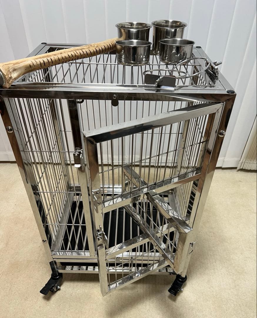 こんぱまるステンレス製 鳥かご 大型
