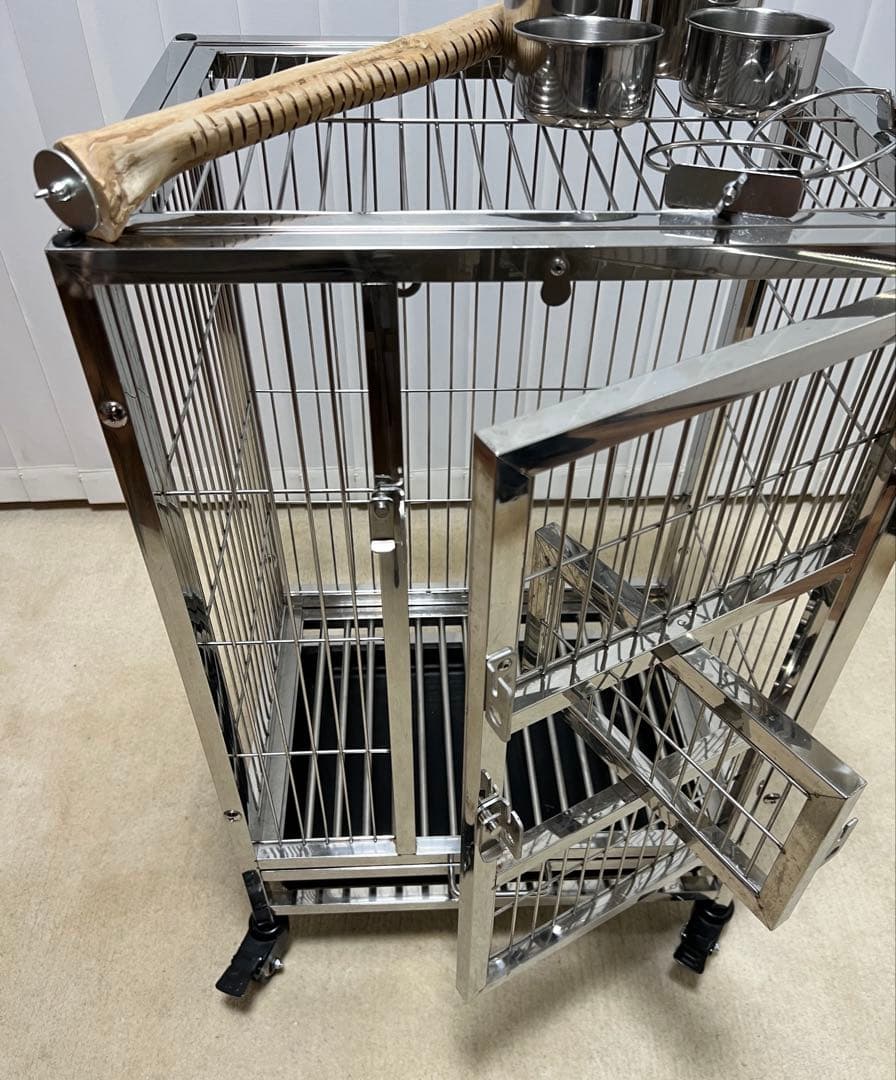 こんぱまるステンレス製 鳥かご 大型