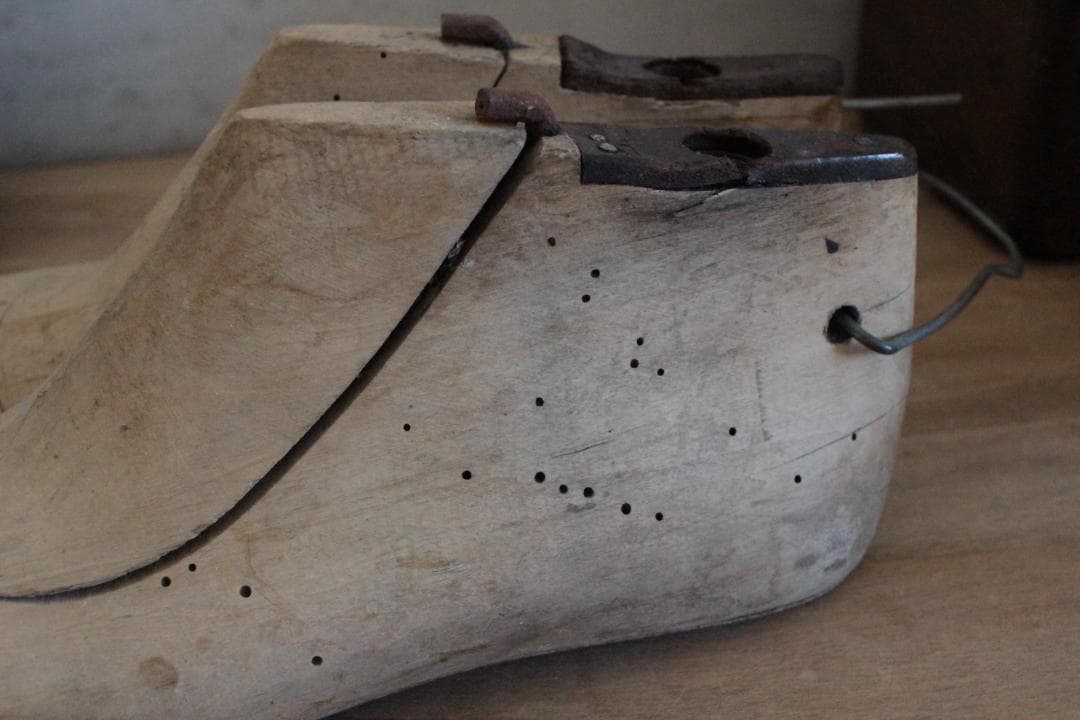 【B】フランスアンティーク木製シューモールド