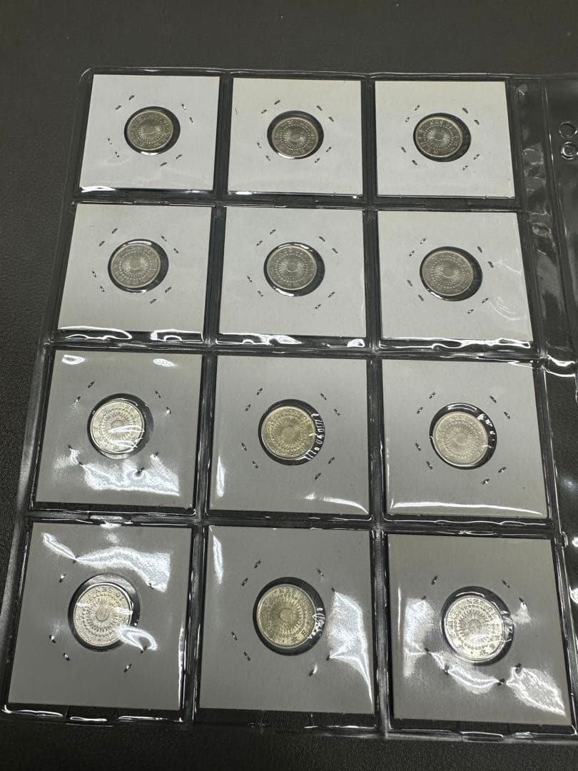 超希少　旭日10銭銀貨　未使用/極美品　コンプリートセット　明治40年〜大正6年