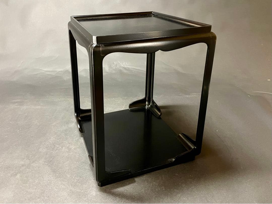 割引❗️『母』 一貫塗 高麗卓 小棚 元箱 （1119①）