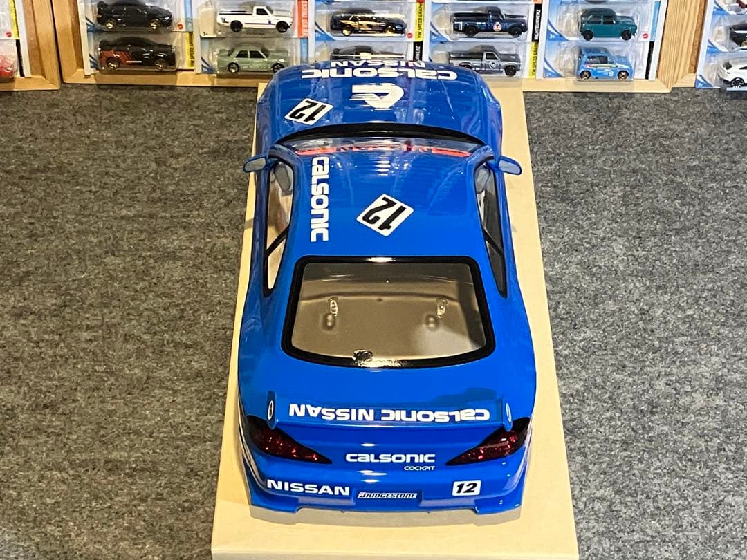タミヤ ラジコン RC 日産シルビアS15 塗装済スペアボディ ブルー