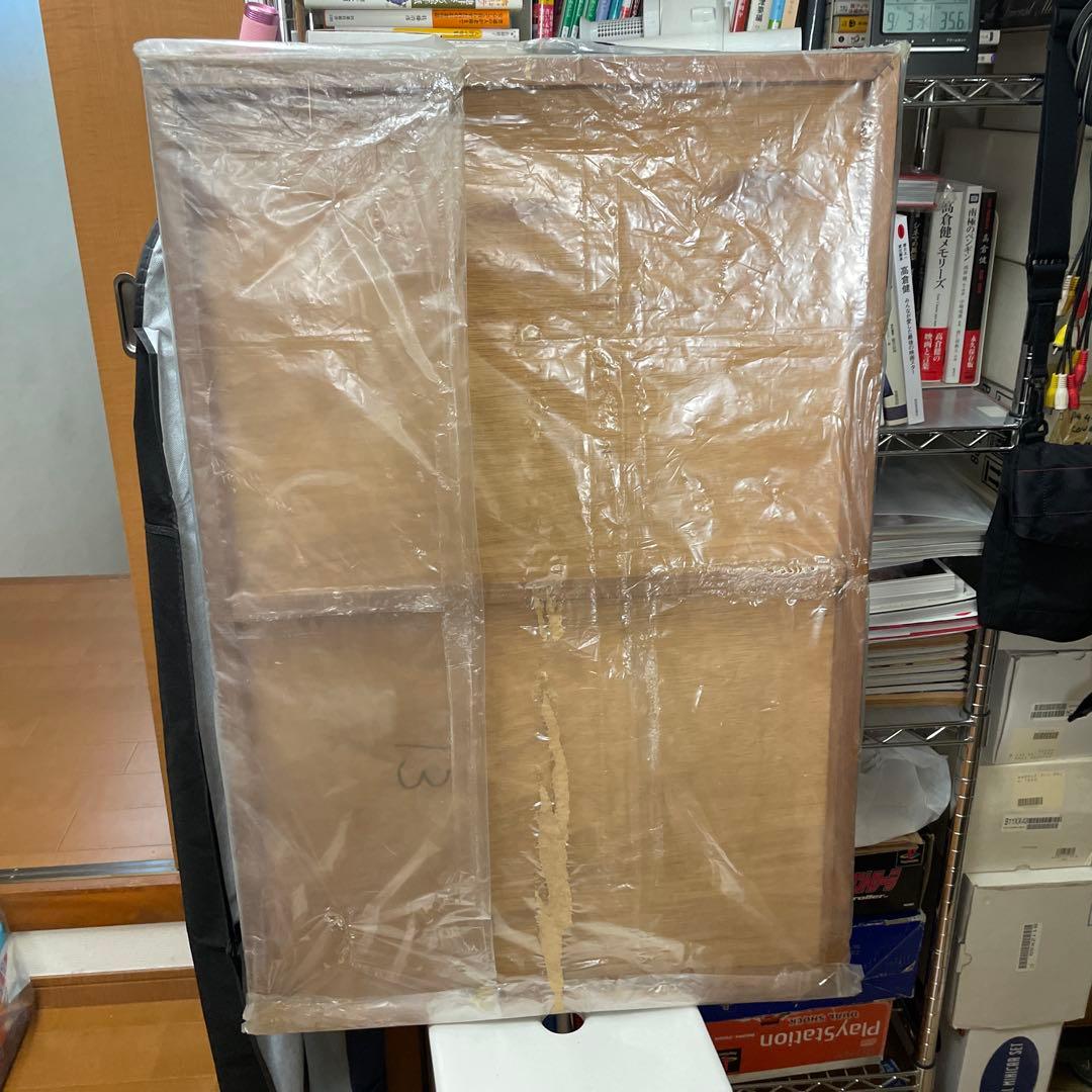 高倉健さん藤純子さん東映映画木製大型パネル　哀愁漂う素晴らしいポスターです。