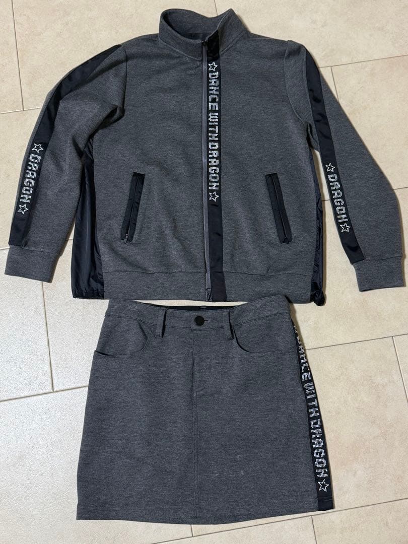 DANCEWITHDRAGONダンスウィズドラゴンジャケットスカートセットアップ