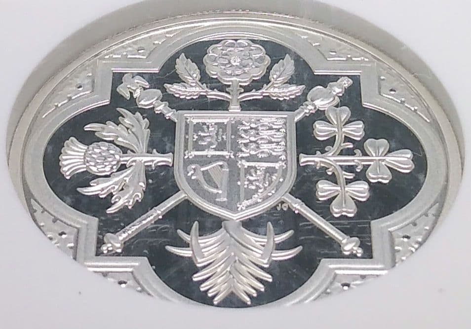 2023 チャールズ三世 戴冠記念 2oz £5 銀貨 NGC PF70UC