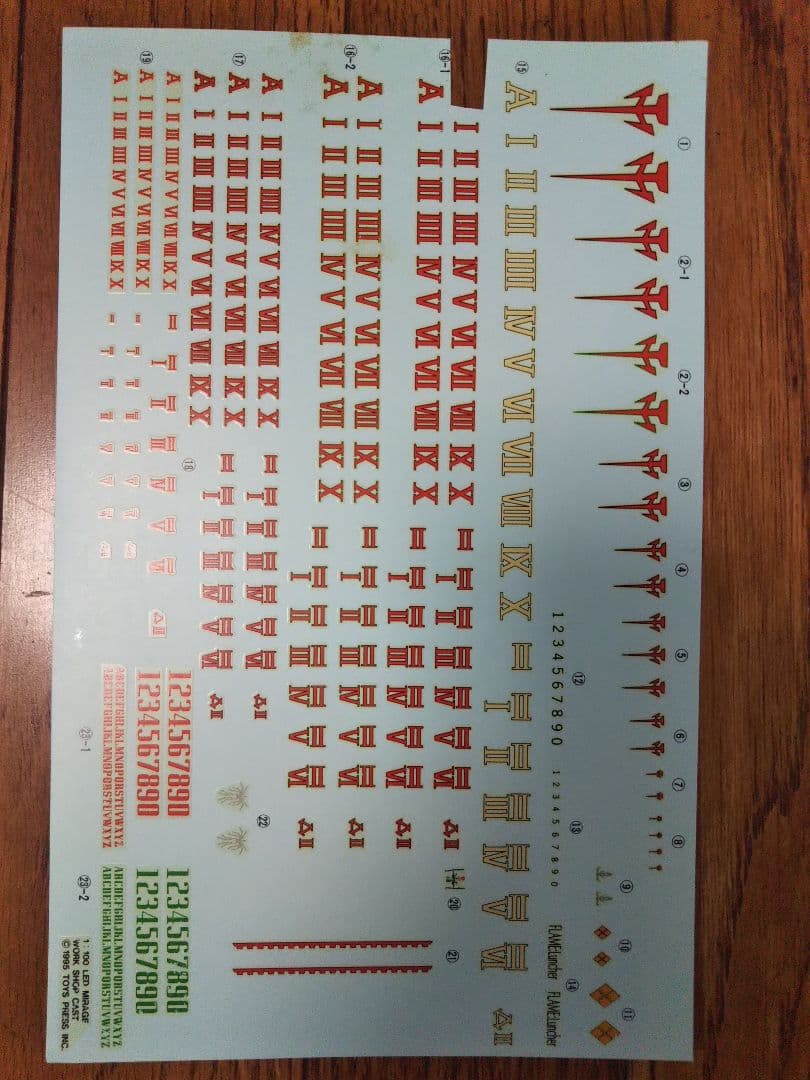 WORKSHOPCAST レッドミラージュ サリオン機 1/100