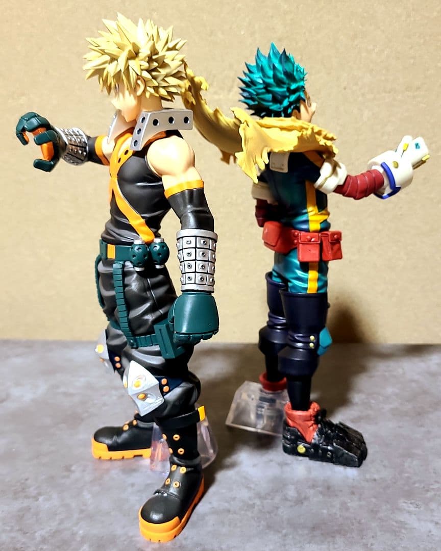 僕のヒーローアカデミア 一番くじ 緑谷出久 爆豪勝己 フィギュア セット