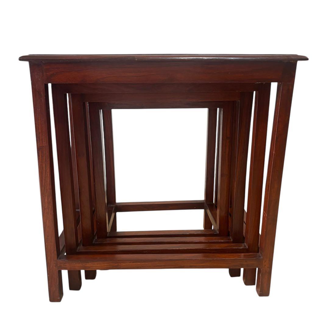 ネストテーブル 4連 4つ組 サイドテーブル ナイトテーブル ヴィンテージ家具