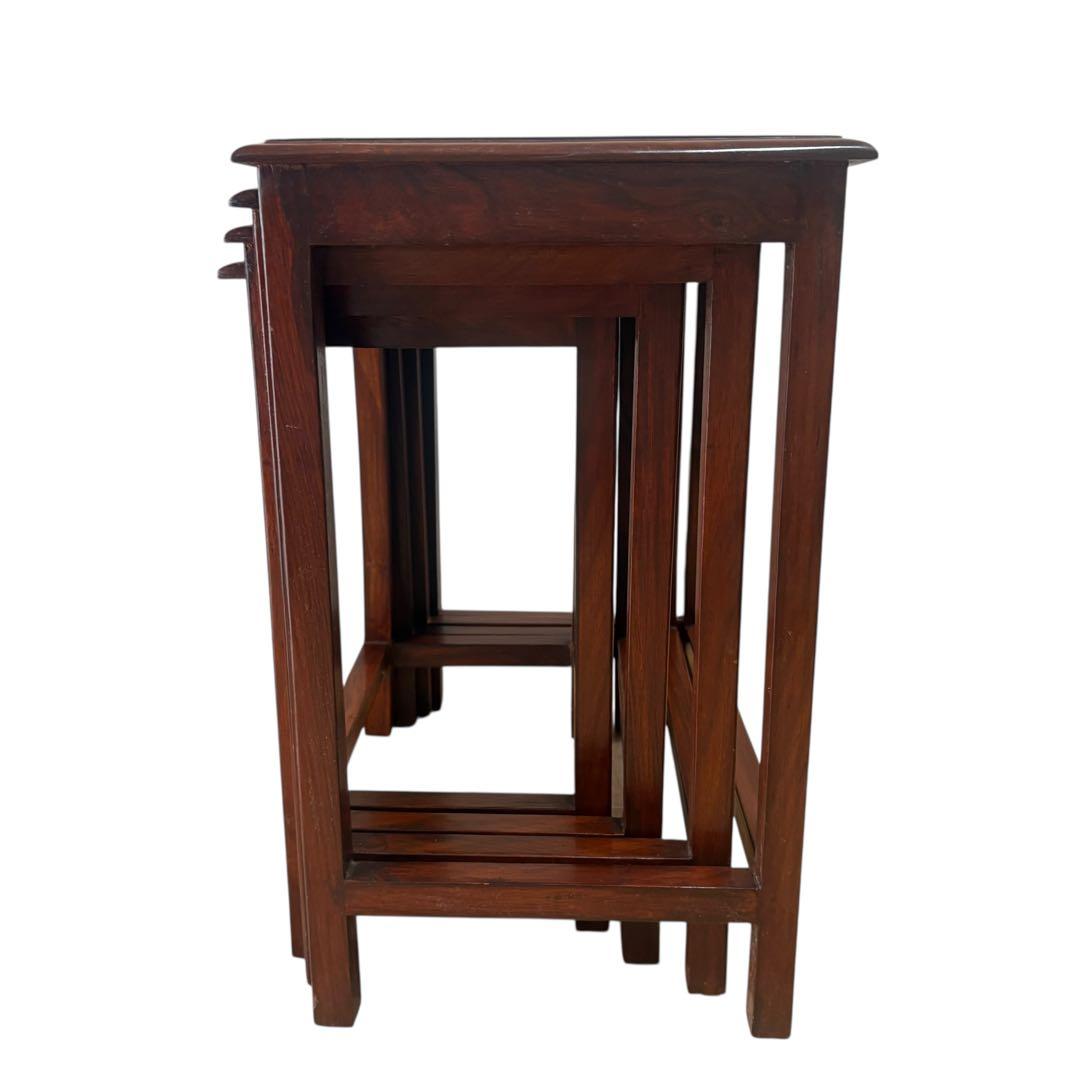 ネストテーブル 4連 4つ組 サイドテーブル ナイトテーブル ヴィンテージ家具