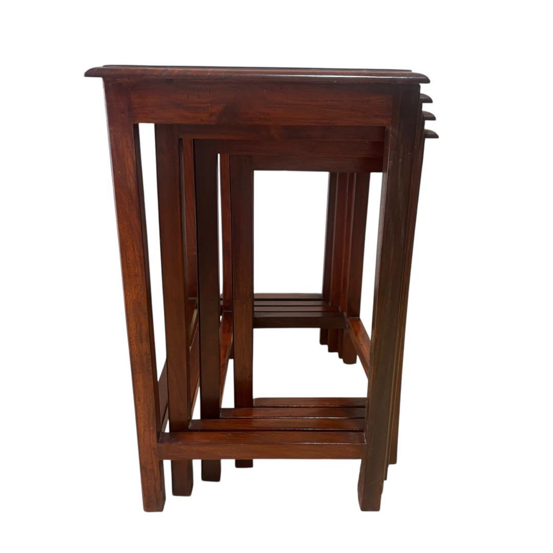 ネストテーブル 4連 4つ組 サイドテーブル ナイトテーブル ヴィンテージ家具