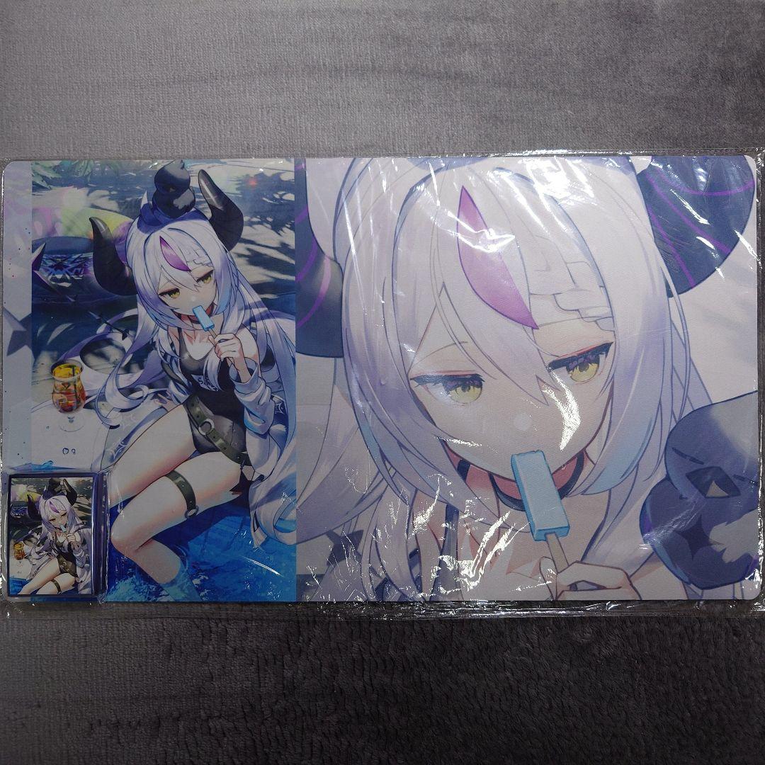 α1 ホロライブ アイス&スク水 ラプラス・ダークネス スリーブ&プレイマット