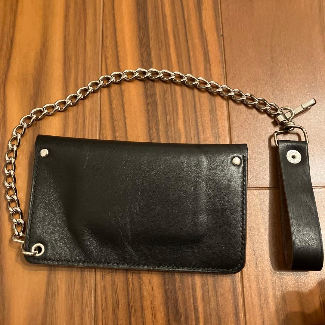 aaadaaミドルトラッカーウォレット　ロウ付けチェーン　ヴィンテージタロン