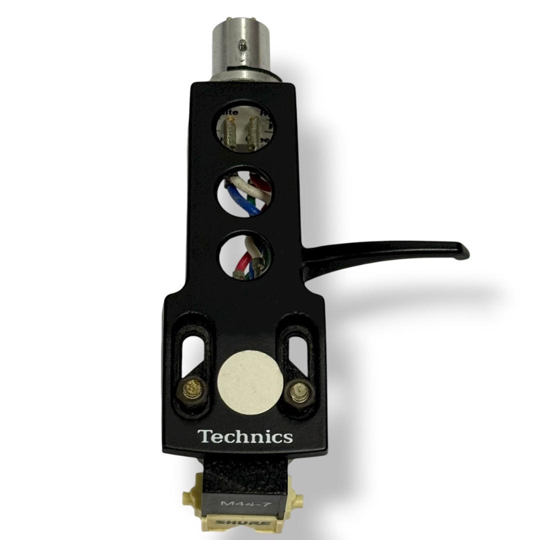 ☆良品 テクニクス SHURE M44-7 ヘッドシェル付 フォノカートリッジ針