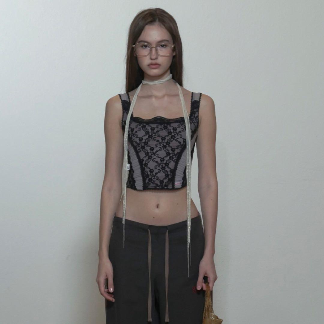 sculptor タンクトップ ブラック シズニルック 韓国